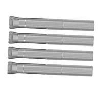 minkissy 4 Pièces Nail Drill Bit Chuck Set Stainless Steel Three-jaw Spring Collet For Manicure Tools Secure Clamping And Compatibility For Professional Salon And DIY Nail Art