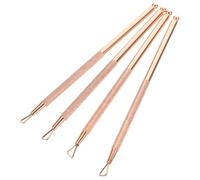 minkissy 4 Pièces Outil De Suppression D'art D'ongle Outil De Dissolvant De Vernis à Ongles Dissolvant Triangle Pour Vernis à Ongles Lingettes Dissolvant De Cuticule Charmes Para Rose Gold