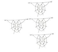 minkissy 4 Pièces Pantalon de chaîne Courroie de chaîne Taille ceinture punk chaînes Goth toiles chaîne de pantalon pour femme chaîne de portefeuille chaîne de pantalon jeans alliage