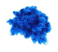 minkissy 4 Pièces Perruques Afro Courtes Bouclées pour Fête Disco Cosplay Clown et Halloween Fibres Synthétiques et Respirantes Accessoires Costume Unisexes