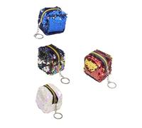 minkissy 4 Pièces Pochettes à Sequins Sacs de Rangement pour Garçon Fille