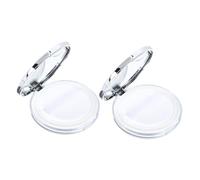 minkissy 4 Pièces porte-poudre compact étuis à poudre vides avec houppette récipient à poudre avec houppette maquillage féminin trousse à poudre de maquillage Poudrière abdos