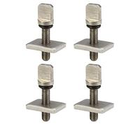 minkissy 4 Pièces Vis de Surf Compactes pour Aileron de Longboard, Acier | Résistance à Corrosion, Usage Nautique, Installation Simple, Lot Pratique