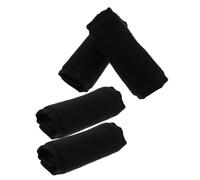minkissy 4 Pièces Walker Handle Grip Sleeves Non-slip Cushioned Covers For Elderly Crutches And Walkers Soft Polyester Anti-skid Pads Easy Installation