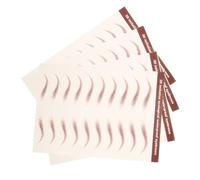 minkissy 4feuilles Autocollants De Sourcils Temporaires Étanches Transferts Réalistes Look Naturel Faciles à Appliquer Avec Technologie De à Eau