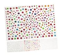 minkissy 4pièces Autocollants Brillants Pour Yeux Et Visage Pierres Précieuses Artisanales Perles Décoratives Pour Nail Art Brillants Ab Transparents à Dos Plat Autocollants Imperméables