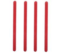 minkissy 4pièces Baguettes De Percussion Bois Baguettes Lummi pour Garçon Fille Instrument De Rythme Bâtons De Musique Spirale Jeu Éveil Musical Vrac