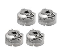 minkissy 4pièces Boîtier Canette Machine à Coudre Métal Coffret Couture pour Machine à Coudre Domestique Accessoires Bobine Professionnels Compatible Système Bobine Frontale
