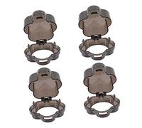 minkissy 4pièces Couvercle De Protection Bouton Cuisine Gaz Sécurité Garçon Fille Anti-accident Facile Installation Transparent Pour Gazinière and Four