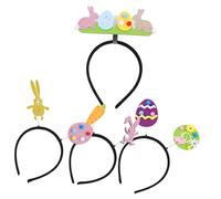 minkissy 4pièces -tête De Pâques Décoratif Pour Fille Bandeau De Fête Motif Mignon Accessoire Pour Fête Anniversaire