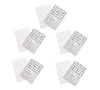 minkissy 5 Ensembles Autocollants pour Ongles à Motifs Géométriques Décoration Ongles Créative et Féminine Amusants Soi-même