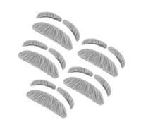 minkissy 5 Ensembles De Faux Sourcils Et Moustaches Adhésifs, Nouveauté De Cosplay, Moustache De Fête, Fausse Barbe Pour Déguisement D'halloween, Moustache De Cosplay Pour À Thème