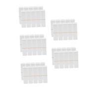 minkissy 5 Ensembles Lèvre Doublures Boîtes De Conserve Mini Titulaires Tubes Tache Le Fard À Paupières Outils Cosmétiques Pour Femmes Abdos Blanche 10 Pièces * 5