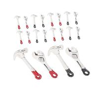 minkissy 5 Ensembles Miniature Dollhouse Maintenance Mini Wrench Hammer Tool Set for Hobbyists Portable Lightweight Dollhouse Repair Accessories