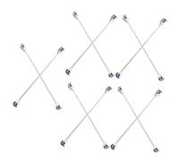 minkissy 5 ensembles Pince À Cravate En Strass Pour Homme Épingle À Cravate Baleine De Col Broche Élégante En Strass Épingle De Sûreté En Perceuse Tchèque 2 pièces * 5