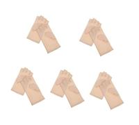 minkissy 5 Paires Ongles Outils D'art D'ongle Uv Pour Lampe à Ongles En Gel Crème Solaire Pour Les Mains Anti Uv De Protection Légers De Manucure Clou Spandex