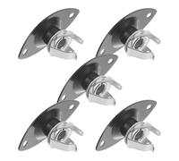 minkissy 5 Pièces Accessoires de connexion pour instruments de musique Jack de guitare électrique matériel de guitare Black