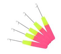 minkissy 5 Pièces Au Crochet Palette D'art D'ongle Crochet En Mousse Palette De Peinture Épingles à Cheveux Pinces à Cheveux Simples Et Élégantes Mini Pendentif Plastique