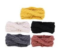 minkissy 5 Pièces Bandeau Femme Bandeau Chauffant pour Ears Couleur Aléatoire Hiver Couleur Aléatoire