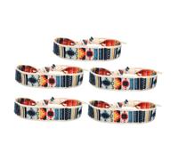 minkissy 5 Pièces Bracelet Femme Mode Chaîne De Poignet Durable Colorful Coton