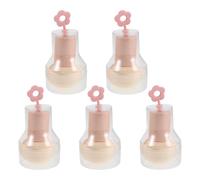 minkissy 5 Pièces Éponge de Maquillage de Champignon Ergonomique et Compacte, Polyvalente pour Application Humide ou Sèche, Mousse Douce et Uniforme
