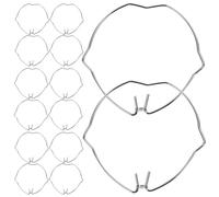 minkissy 50 Clips de Fixation pour Spot Mr16, Anneaux de Retenue en Acier Inoxydable, Accessoires pour Projecteurs et Lampes, Clip de Retenue Rond pour Spot Encastrable Plafond, Lot