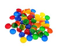 minkissy 50 pièces Boules de Loterie Plastique pour Tirage Au Sort Boules de Tombola Multicolores pour Jeux de Fête Loterie et Activités Festives