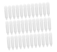 minkissy 50 Pièces Brosse Silicone Maquillage Double Embout Brosse Ronde et Applicateur pour Ombres à Paupières Paillettes Transparent Outil Portable et Durable pour Crème et Liquide