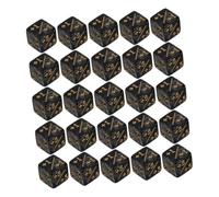 minkissy 50 pièces Dés Éducatifs à Motifs pour Jeux de Société et Apprentissage Mathématique Garçon Fille Ensemble de Dés à Points et Chiffres pour Développement et Calcul