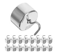 minkissy 50 Pièces Ensemble de Poids D'hameçon Chromé 20g Chacun pour Laboratoire de Physique, Contrôle Précis du Poids Marquages Clairs, pour Travaux Scientifiques