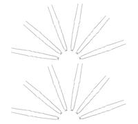 minkissy 50 Pièces Épingles à Cheveux Métal Forme U pour Femmes Accessoires de Mariage et Coiffure Hanfu Pince Chignon Ondulée Argent