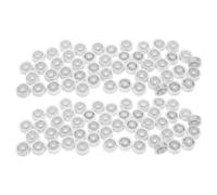 minkissy 50 Roulements Rotatifs Transparents pour Loisirs Créatifs - Mini Roulements à Billes pour Bases Pivotantes de Moulins à Vent - Accessoires DIY Précis pour Réparation et