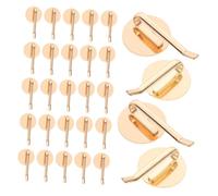 minkissy 50pièces Épingles Cheveux Vintage Femme Mini-pinces Boutons Épingles Cheveux Lisses Fer Accessoires Diy Chignon Queue Cheval
