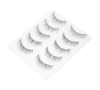 minkissy 5paires Faux Cils Naturels Super Douce De Cils Artificiels Réutilisables Pour Look Éblouissant Et Élégant