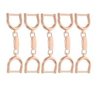 minkissy 5pcs Boucles Réglables en Alliage de Zinc pour Chaînes, Accessoires Polyvalents pour Ceintures et Jupes, Clip de Chaîne pour Créations DIY