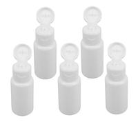 minkissy 5pièces Bouteilles Plastiques Recharges Avec Couvercle Flip De Contenants De Voyage Étanches Pour Produits Cosmétiques Et