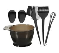 minkissy 5pièces Kit De Teinture Cheveux Outils Pratiques Pour Salon Et Maison Set Complet Comprenant Bol Pinceau Mélangeur Peigne Cache-oreilles Réutilisable Et Facile à Nettoyer Pour Appl