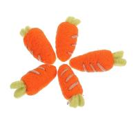 minkissy 5pièces Lot De Carottes Feutre Pour Diy Épingles à Cheveux Et Décorations Breloques Artisanales