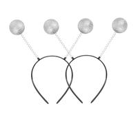 minkissy 5pièces Serre-tête à Boules Pailletées Pour Fête Spatiale Accessoire Léger Et Confortable Pour Déguisement Extraterrestre Et Carnaval