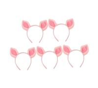 minkissy 5pièces Serre-tête Oreilles de Cochon Style Cosplay Animaux pour Cheveux Accessoire Coiffure Déguisement Fête Filles