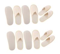 minkissy 6 Lot Pliables Non Pantoufles de Voyage pour Homme et Femme Légères et Pratiques pour Hôtels Spa Invités et Déplacements Couleur Aléatoire