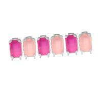 minkissy 6 Pcs Faux Cils Trolley Case Maquillage Porte-Pinceau Voyage Maquillage Brosse Organisateur Maquillage Valise Étui De Maquillage Maquillage Porte-Outil Mini Valise À Main