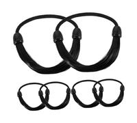 minkissy 6 Pièces Bandeau Tressé Pour Cheveux Cordelette Élastique Tressée Élastiques à Cheveux Accessoires Coiffure Postiche Queue Cheval Longue Cordelette Femmes