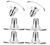 minkissy 6 Pièces boules Quies boucle d'oreille bouchon verrouillage Remplaçants fournitures de boucle d'oreille stabilisateurs de de boucle d'oreille boucles d'oreilles Métal