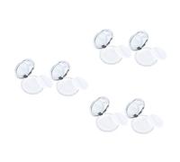 minkissy 6 Pièces étui à poudre pour étui de stockage de poudre récipient à poudre avec houppette maquillage féminin trousse à poudre de maquillage Poudrière abdos