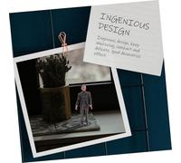 minkissy 6 pièces Figurines Zombies Plastique Réalistes Accessoires de Fête Effrayants Mini Poupées Décoratives pour Micro et Blagues