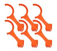 minkissy 6 Pièces Jeu de Clés à Tuyau D'égout pour Camping-abs Compatibilité et Connexion Rapide, pour Réparation D'urgence en Extérieur