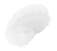 minkissy 6 Pièces Masque Blanc en Papier DIY pour Halloween, Visage Complet | Style Théâtre de Pékin Traditionnel, Surface Vierge à Peindre, pour Mascarade et Fêtes, Loisirs Créatifs