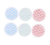 minkissy 6 Pièces nettoyants en velours petites bouffées de cosmétiques coton démaquillant eponge demaquillante lingette demaquillante reutilisable creme crpe bouffée de cosmétiques