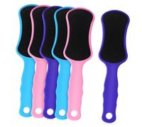 minkissy 6 Pièces Scrubber Kit De Pied Trempeur Peeling Des Pieds Dissolvant De Cuticule Dissolvant De Pied Masque De Pied Rasoirs Épurateur De Pieds Pédicures Papier De Verre